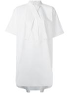 Mm6 Maison Margiela Collar Detail Dress, Women's, Size: 40, White, Cotton