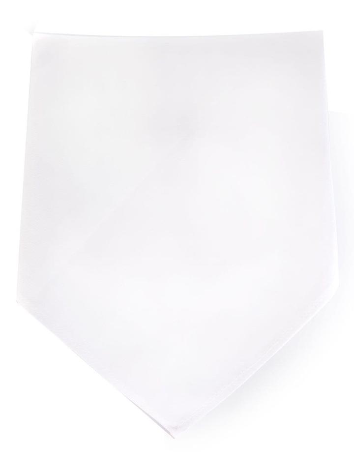 Brunello Cucinelli Classic Pocket Square - White