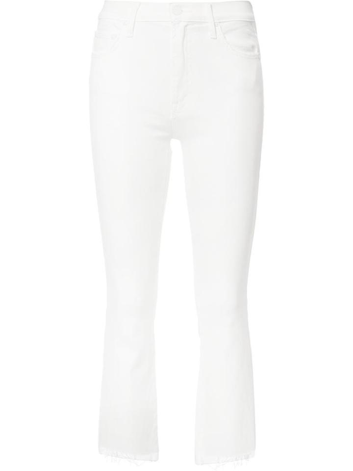 Mother Insider Jeans, Women's, Size: 28, White, Cotton/polyester/polyurethane