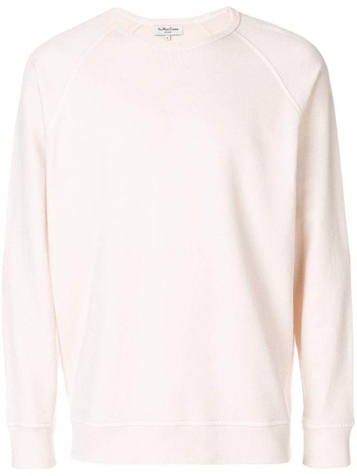 Ymc Loose Fit Sweatshirt - Pink & Purple