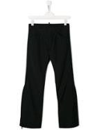Dsquared2 Kids Teen Nylon Straight Leg Trousers - Black