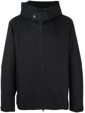 Ahirain Monkey Print Hooded Jacket, Men's, Size: Medium, Black, Cotton