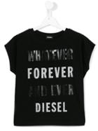 Diesel Kids Forever T-shirt, Boy's, Size: 6 Yrs, Black