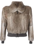 Jw Anderson Elastic Waistband Cropped Jacket - Nude & Neutrals