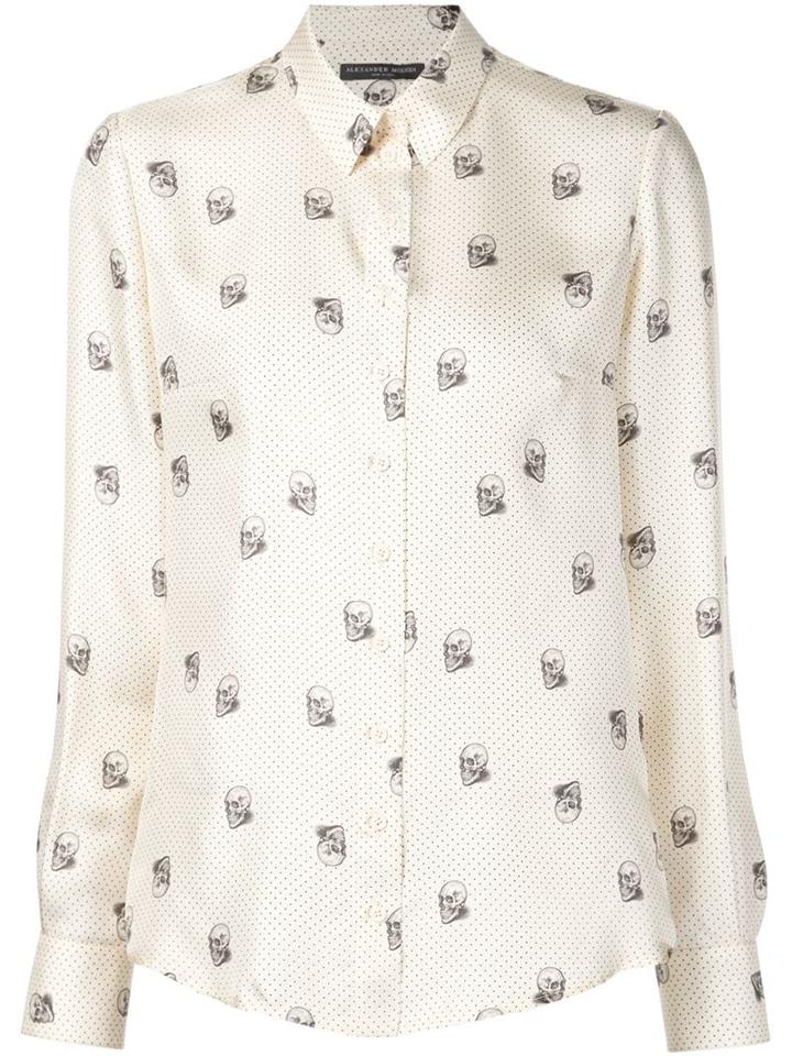 Alexander Mcqueen Skull Print Shirt