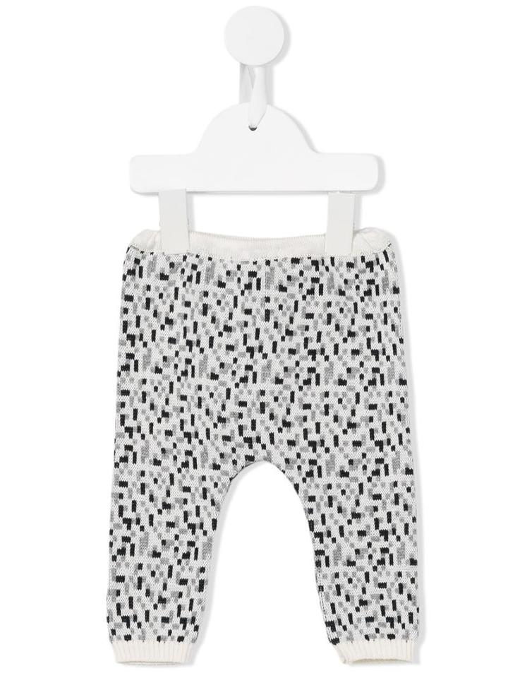 Pèqueno Tocon Pixel Knit Trousers, Girl's, Size: New Born, Grey