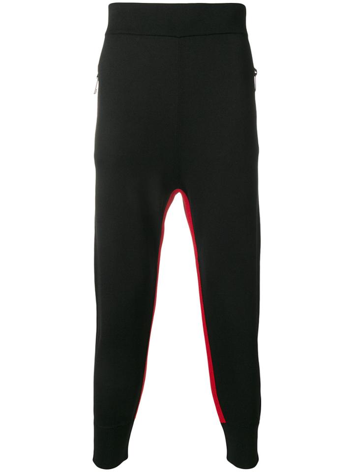 Neil Barrett Drop-crotch Knit Trousers - Black