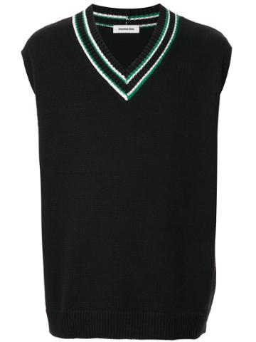 Monkey Time Sweater Vest - Black