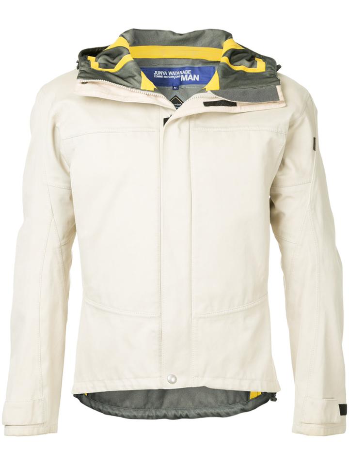 Junya Watanabe Comme Des Garçons Vintage Gortex Rain Jacket - Nude &