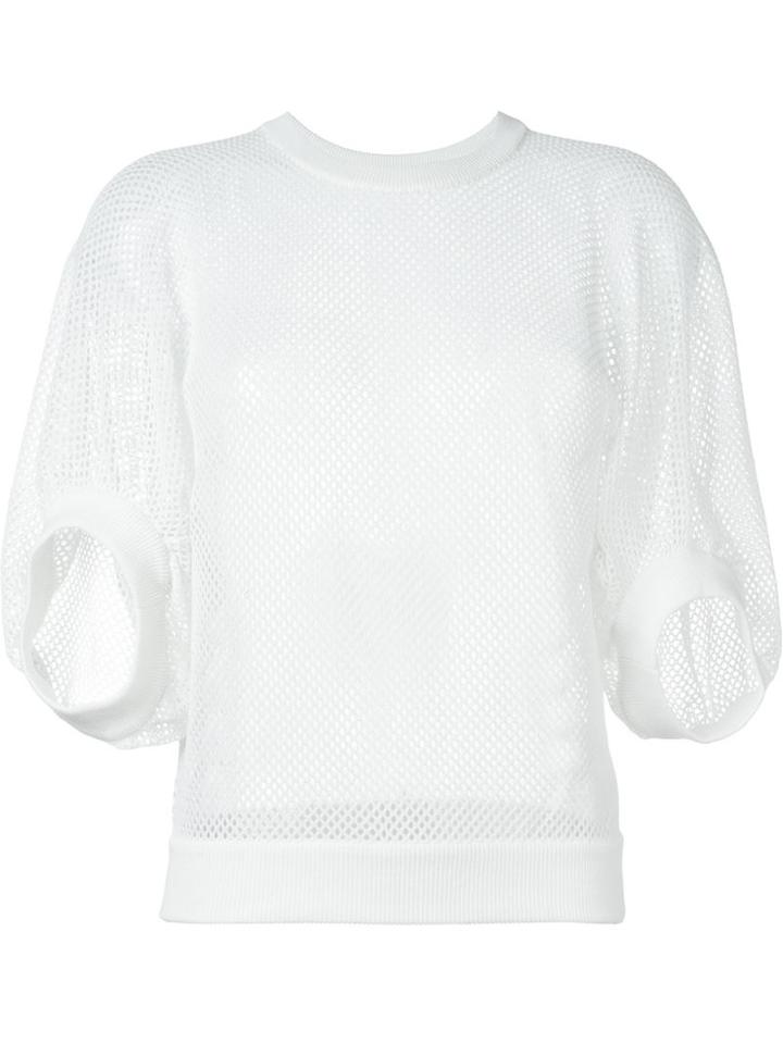 Givenchy Boxy Fishnet Top