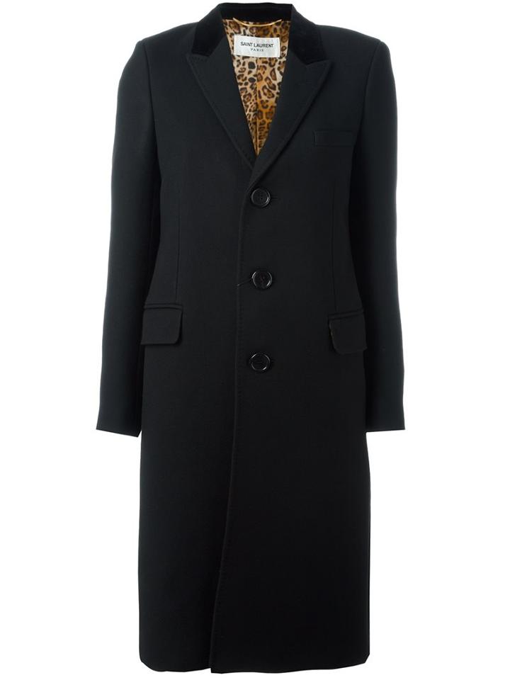 Saint Laurent Classic Buttoned Coat