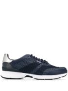 Boss Hugo Boss Textured Lace-up Sneakers - Blue