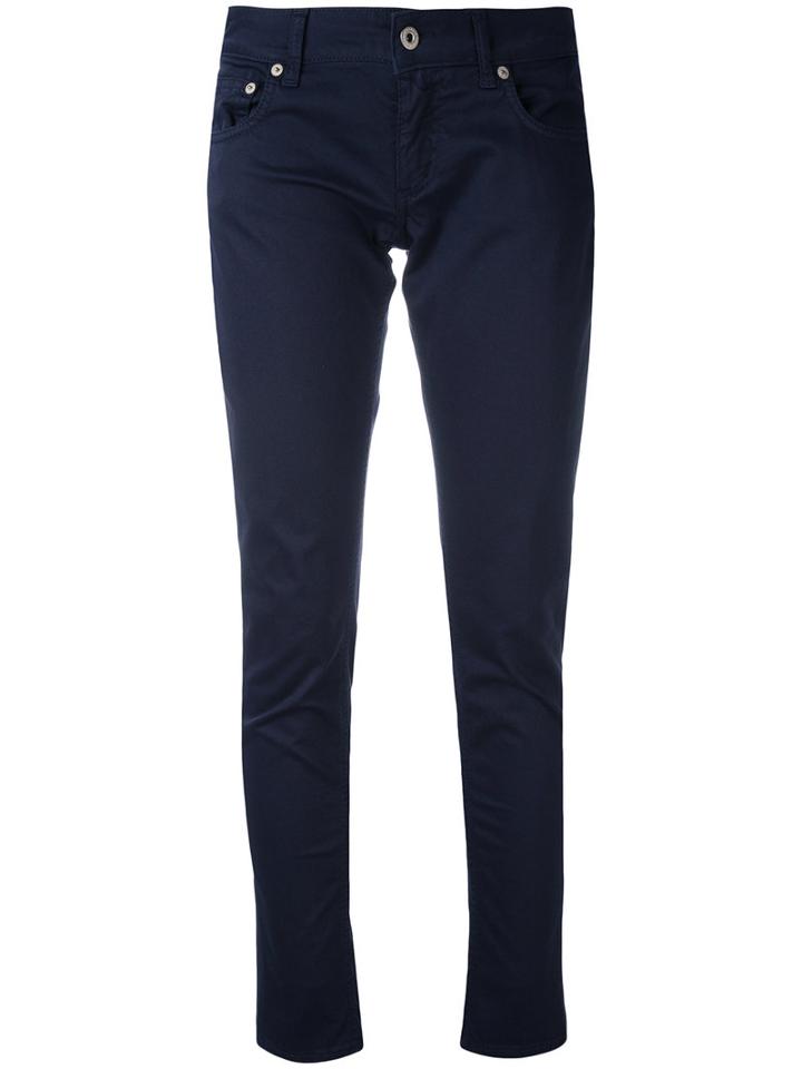 Dondup - Skinny Jeans - Women - Cotton/spandex/elastane - 28, Blue, Cotton/spandex/elastane