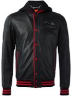 Philipp Plein Troublemaker Bomber Jacket, Men's, Size: Xl, Black, Cotton/viscose/sheep Skin/shearling