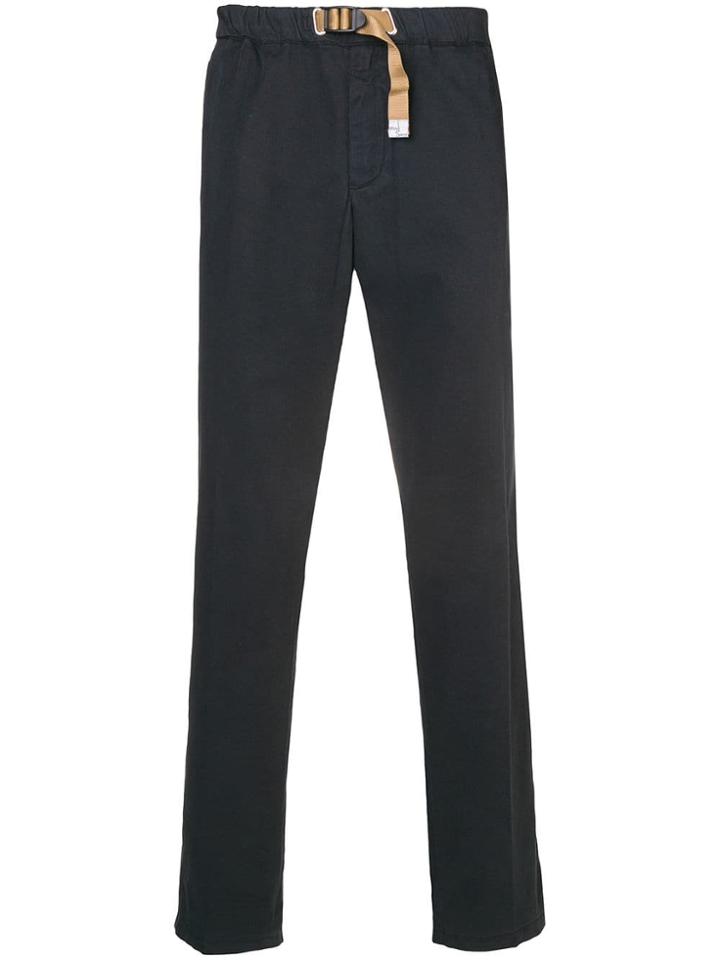 White Sand Slim-fit Trousers - Grey