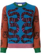Gucci Kingsnake Sweater - Blue
