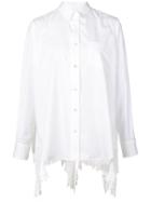 Sacai Plain Button Shirt - White