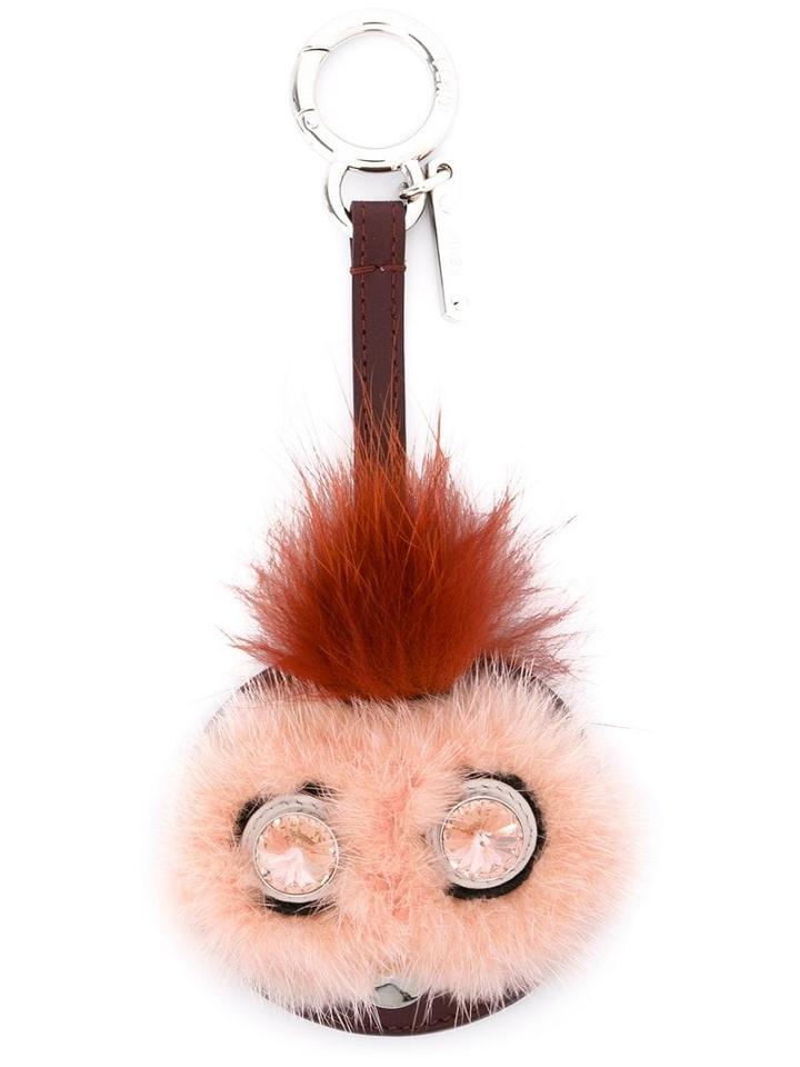 Fendi Mirror Bag Charm - Pink
