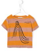 Bobo Choses Striped T-shirt, Toddler Girl's, Size: 2 Yrs, Yellow/orange