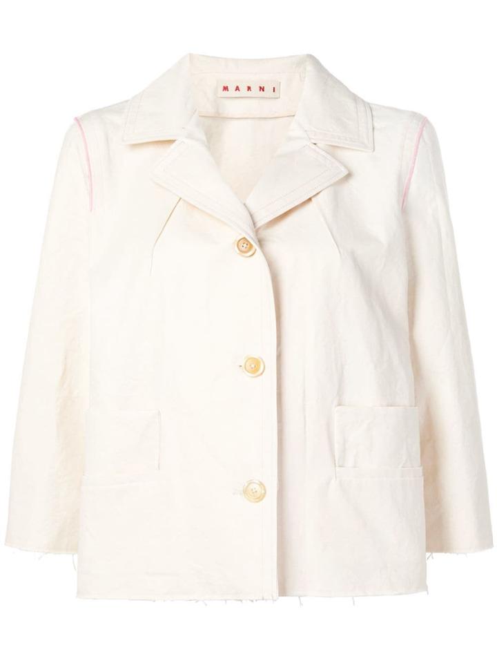 Marni Three-four Sleeve Blazer - Neutrals