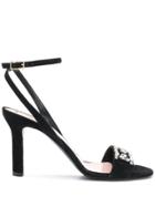 Escada Embellished Sandals - Black