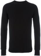 Sacai Ribbed Jumper, Men's, Size: 3, Black, Wool