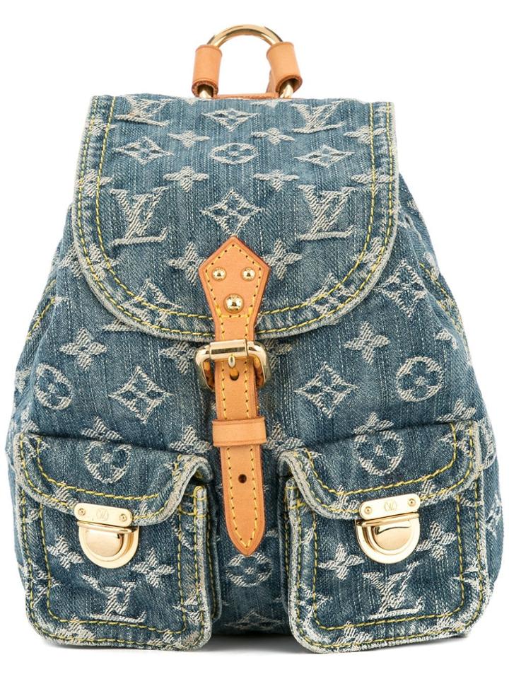 Louis Vuitton Vintage Denim Sac A Dos Pm Backpack - Blue
