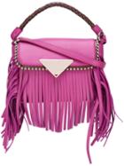 Sara Battaglia Mini 'amber' Cross-body Bag, Women's, Pink/purple