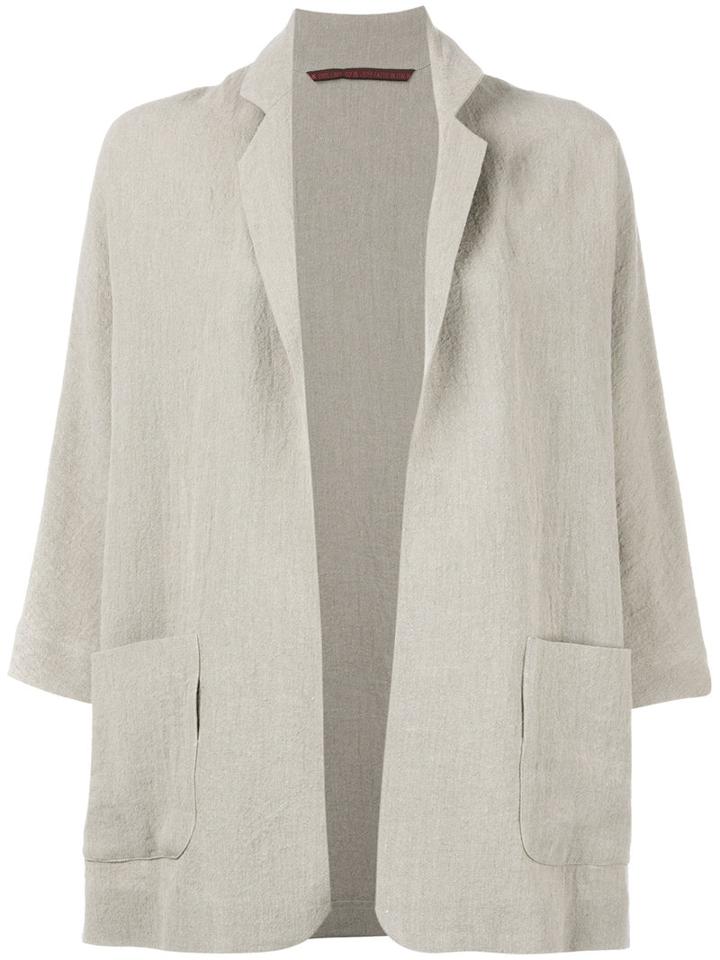 Daniela Gregis Unstructured Blazer, Women's, Nude/neutrals, Linen/flax