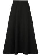 Enföld Pleated Midi Skirt - Black