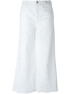 Ermanno Scervino High-waisted Perforated Detailing Trousers