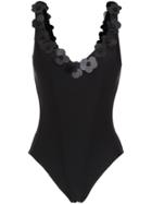 Amir Slama Embellished Swimsuit - Black