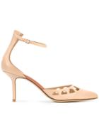 Francesco Russo Cut Out Pumps - Nude & Neutrals