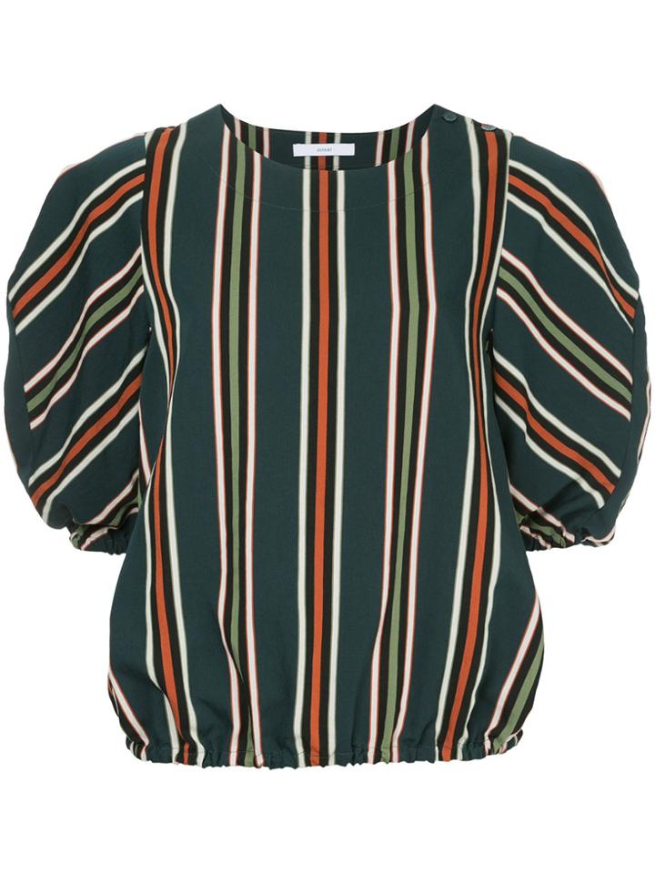 Astraet Puff Sleeve Top - Green