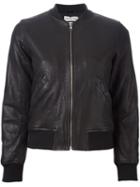 Isabel Marant Étoile 'backal' Bomber Jacket, Women's, Size: 40, Black, Lamb Skin