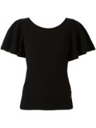 Temperley London 'odelia' Knit Top, Women's, Size: Xs, Black, Cashmere