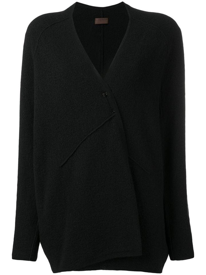 Oyuna Oversized Cardigan - Black