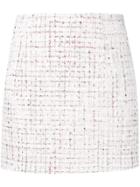 Jovonna Tweed Skirt - White