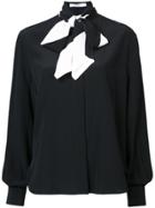 Givenchy Pussy Bow Longsleeved Blouse - Black