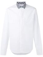 Kenzo - Printed Collar Shirt - Men - Cotton - 42, White, Cotton