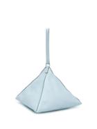 Jil Sander Pyramid Clutch Bag - Blue