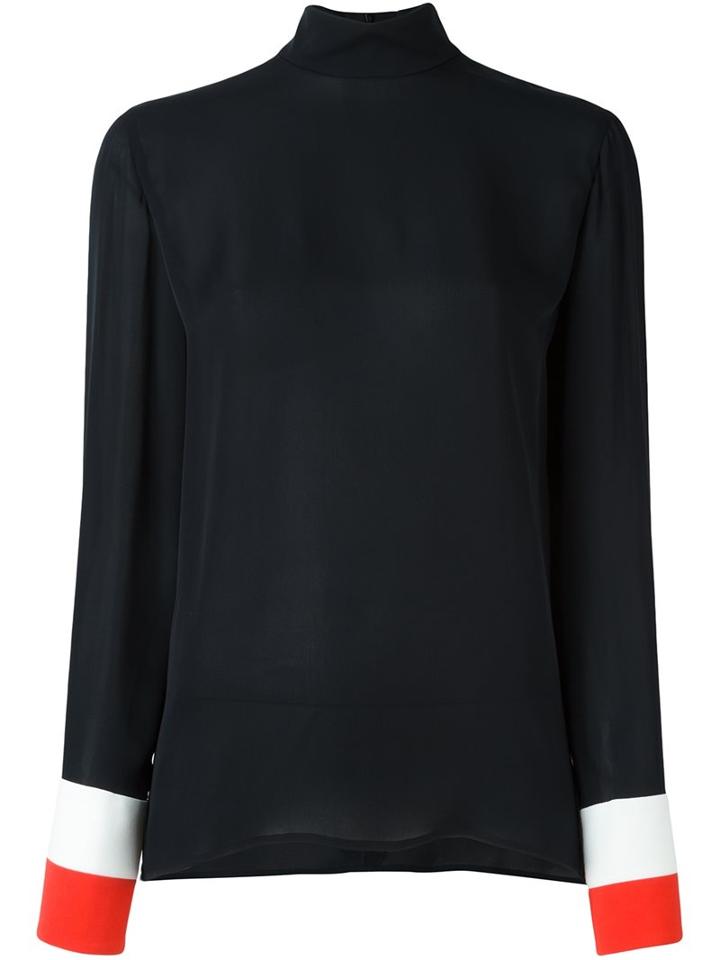 Emilio Pucci Contrast Cuff Blouse