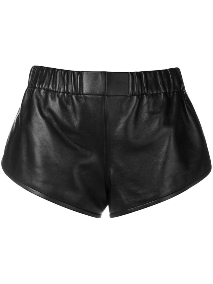 Saint Laurent Elasticated Shorts - Black
