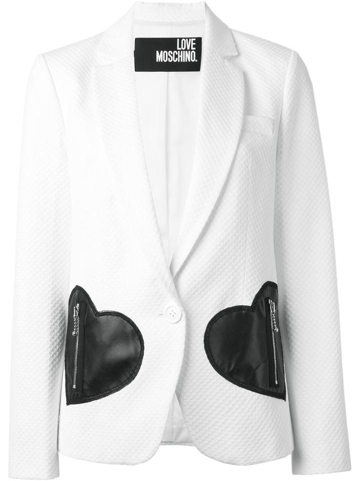 Love Moschino Heart Patch Blazer