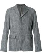 Emporio Armani Camp-collar Overshirt - Grey