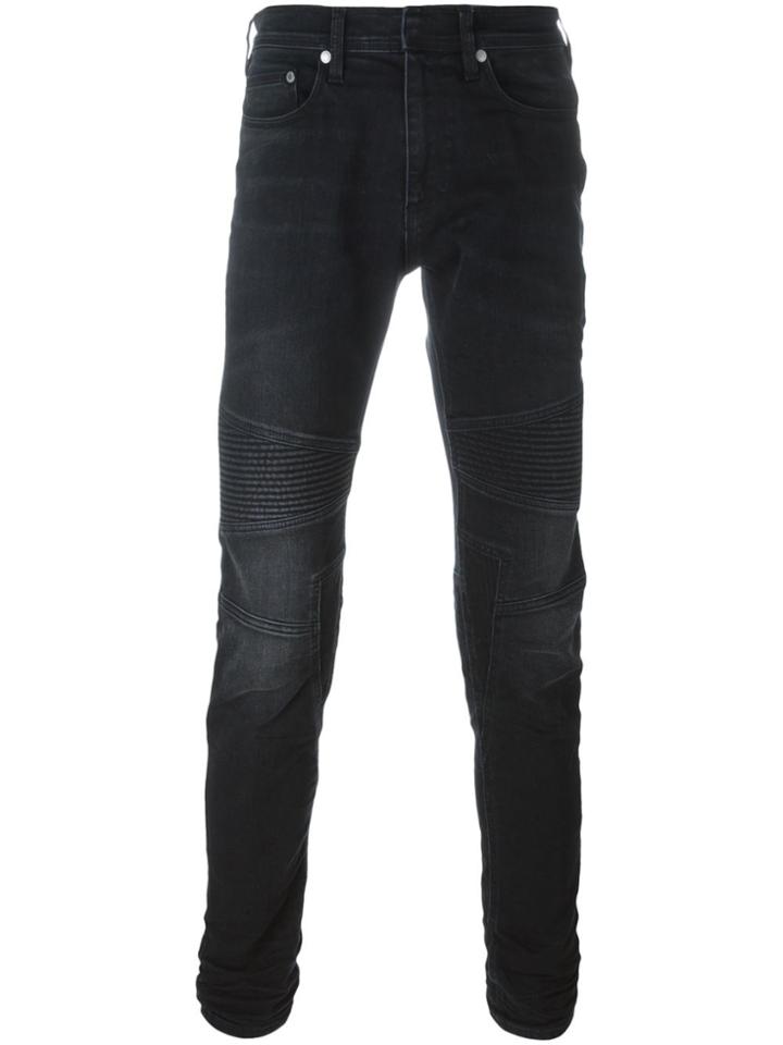 Neil Barrett Biker Style Jeans - Black