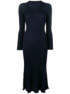 Sonia Rykiel Long Knitted Dress - Blue