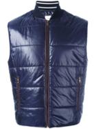 Paul Smith Shower-proof Padded Gilet, Men's, Size: Small, Blue, Polyamide/polyester
