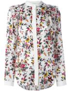 3.1 Phillip Lim - Floral Print Blouse - Women - Silk - 4, White, Silk