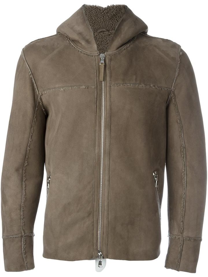 Eleventy Hooded Zipped Jacket
